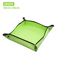 50/66/75/100cm Gardening Mat PE Transplanting Plant Waterproof Square Plant Potting Mat Thicken Foldable Garden Accessories