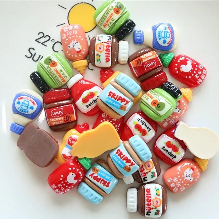 9Pcs Cute Cartoon Refrigerator Magnets Peanut Butter Fridge Magnetic Stickers Photo Message Whiteboard Magnets Home Decorative