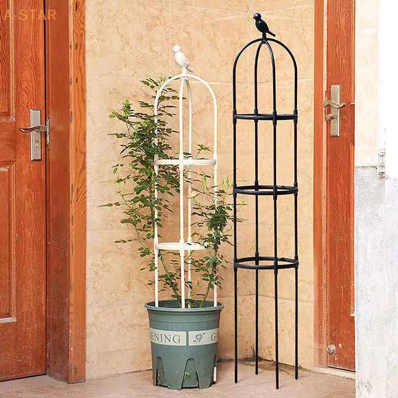 2/3 Floors Climbing Plant Trellis Garden Support Cages For Flowers Plants Support Frame Trellis Climbing DIY Stand