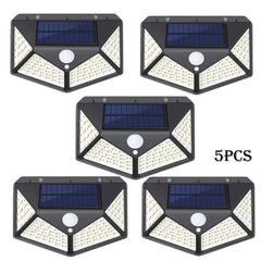 12 Pack Solar Lights Outdoor Wireless 100 LED Solar Motion Sensor Lights Waterproof Security Wall Lighting Outside for Backyard