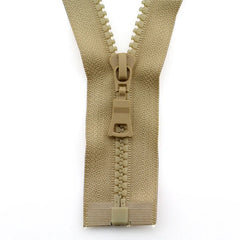 1pc 5# 55/60/70/80/90cm Resin Zipper Open-End Auto Lock Plastic Zippers for Sewing Clothing Jacket Bag