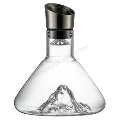 1500ML Iceberg Whisky Wine Decanter Handmade Lead-free Crystal Wine Pourer Carafe Thickened Wine Dispenser Pot Bar Accessories