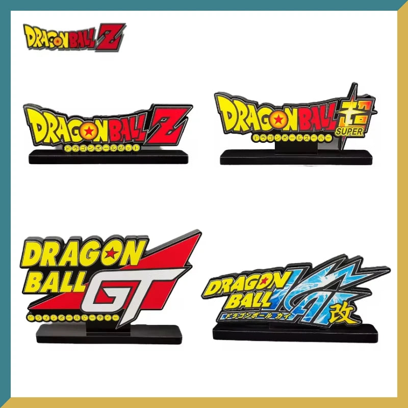 Anime Dragonball Z Dragonball Super Dragonball Change GT Display Plate Standing Plate Black Figures Customized Acrylic