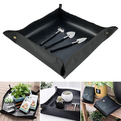 50/66/75/100cm Gardening Mat PE Transplanting Plant Waterproof Square Plant Potting Mat Thicken Foldable Garden Accessories