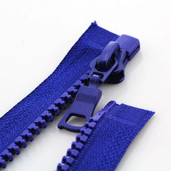 1pc 5# 55/60/70/80/90cm Resin Zipper Open-End Auto Lock Plastic Zippers for Sewing Clothing Jacket Bag