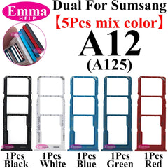 5Pcs Phone SIM Chip Holder Slot Adapter Drawer SIM Card Tray Holder Slot For Samsung A11 A21 A31 A41 A51 A12 A22 A32 A42 A52 A72