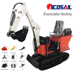 1 Ton Mini Small Digger Backhoe Ce Epa Euro 5 China Compact Micro Excavators Prices With Bucket Customization For Sale