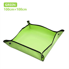 50/66/75/100cm Gardening Mat PE Transplanting Plant Waterproof Square Plant Potting Mat Thicken Foldable Garden Accessories