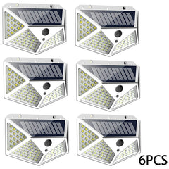 12 Pack Solar Lights Outdoor Wireless 100 LED Solar Motion Sensor Lights Waterproof Security Wall Lighting Outside for Backyard