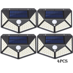 12 Pack Solar Lights Outdoor Wireless 100 LED Solar Motion Sensor Lights Waterproof Security Wall Lighting Outside for Backyard