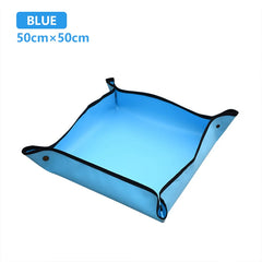 50/66/75/100cm Gardening Mat PE Transplanting Plant Waterproof Square Plant Potting Mat Thicken Foldable Garden Accessories