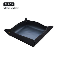 50/66/75/100cm Gardening Mat PE Transplanting Plant Waterproof Square Plant Potting Mat Thicken Foldable Garden Accessories