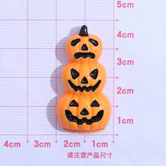 10PCS Resin Colorful Cute, Terrifying Halloween baby festival cartoon Scrapbook Flatback 3D food Figurine DIY Decor Crafts