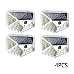 12 Pack Solar Lights Outdoor Wireless 100 LED Solar Motion Sensor Lights Waterproof Security Wall Lighting Outside for Backyard