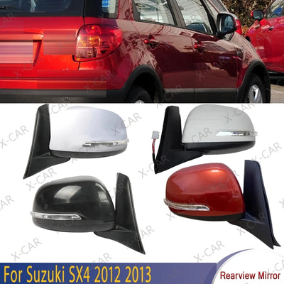 5Pins For Suzuki SX4 2012 2013 Car Accessories Auto Outside Door Rearview Mirror Assemblys Assy